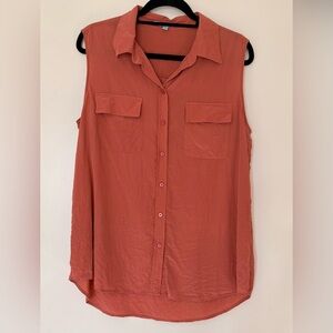 ANTONIO MELANI Coral Silk Top